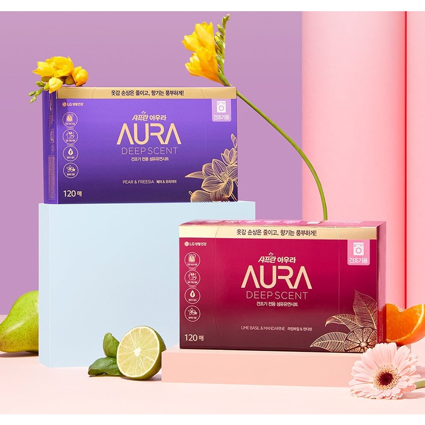 Thảm Khô Sâu Có Mùi Hương Sâu 120 Tờ 2Type (Lê &amp; FREESIA / Chanh)