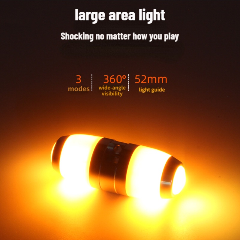 Đèn LED Tín Hiệu Gắn Tay Lái Xe Đạp Tiện Lợi