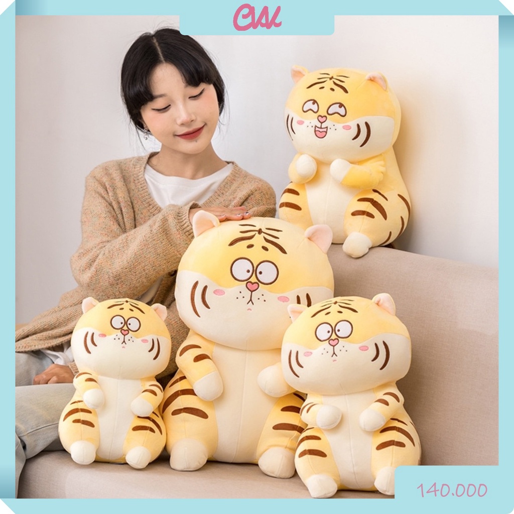 Ở đây có 1 con Hổ tấu hài :)) Gấu bông năm hổ !