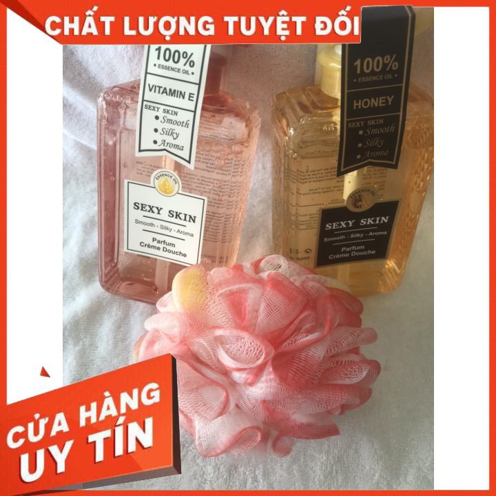 [CHÍNH HÃNG] tắm SEXY SKIN   mua 1 tặng 1 bông tắm  là dòng sữa tắm hương nước hoa, làm mềm da liu giữ mùi hương lâu