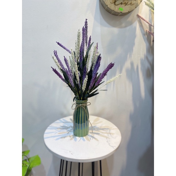 Chậu hoa giả, bình hoa lụa trang trí decor, làm quà tặng
