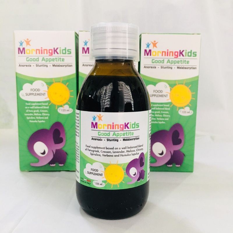 Morningkids Good Appetite Hỗ Trợ Tăng Cường Tiêu Hóa, Giúp Ăn Ngon Miệng 125ml - TP043