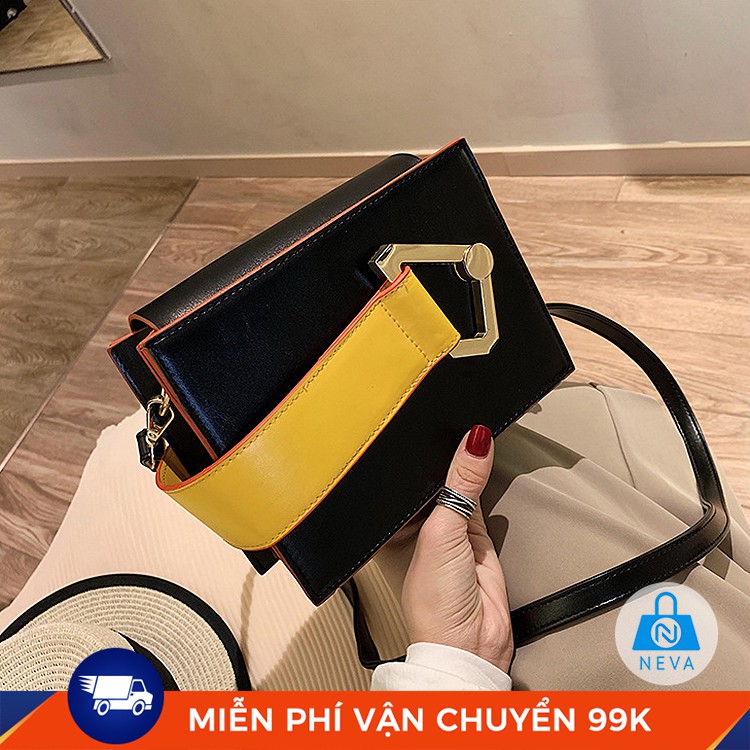 [Hàng Mới] Túi xách vuông nhỏ phối dây năng động Neva112