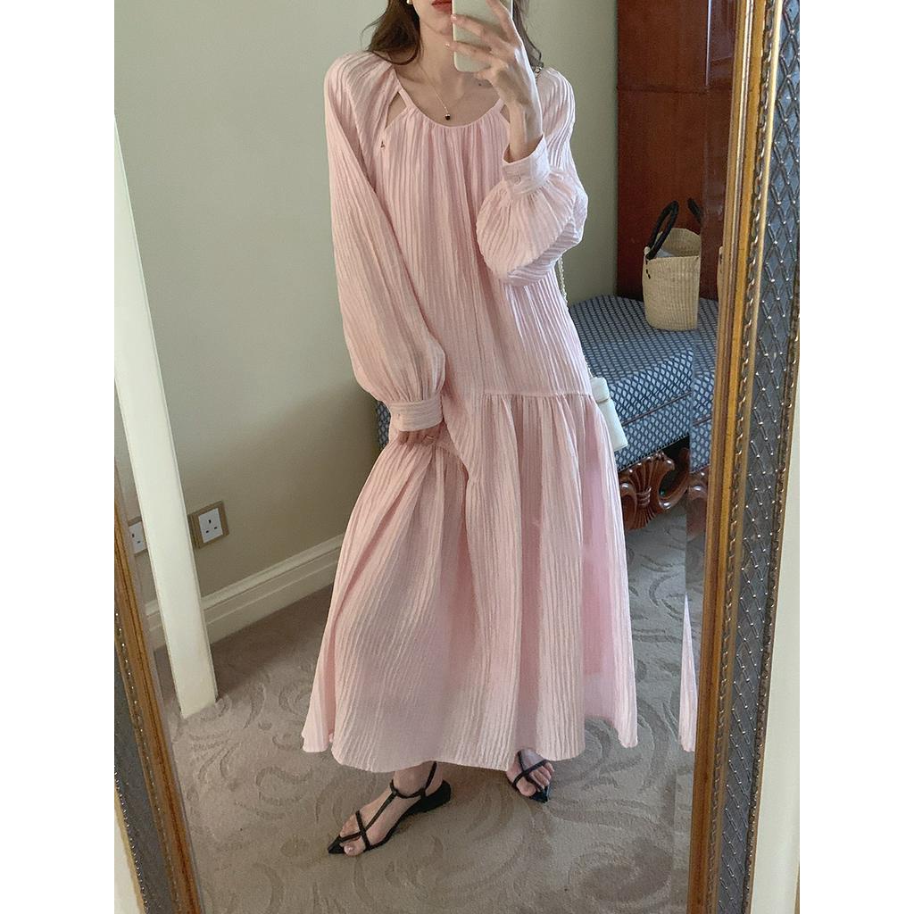 Đầm Dài Dáng Rộng Thiết Kế Độc Đáo Thời Trang 62064