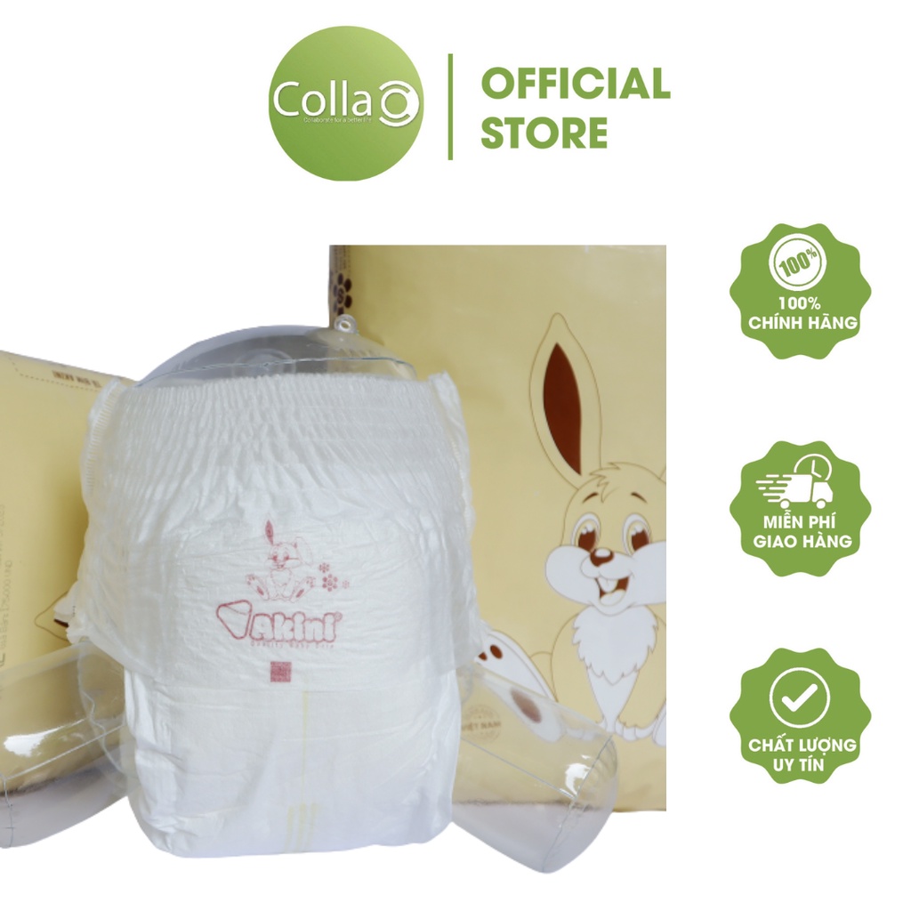 Tã Quần Akini Bịch 100 Miếng Size XL Chất Bông Siêu Mỏng Mềm Mịn Thấm Hút Chống Tràn Cho Bé Thỏa Mái Vận Động Cả Ngày