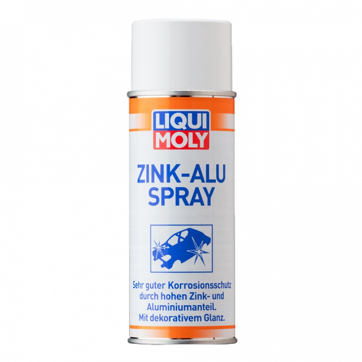 Sơn mạ kẽm chống rỉ (màu sáng) Liqui Moly Zinc Aluminum Spray 1640 400ml ducthanhauto