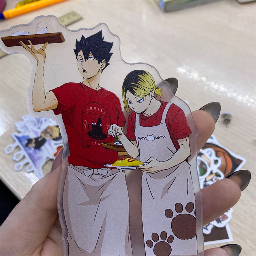 Mô hình nhân vật anime Haikyuu bằng acrylic dễ thương để bàn trang trí