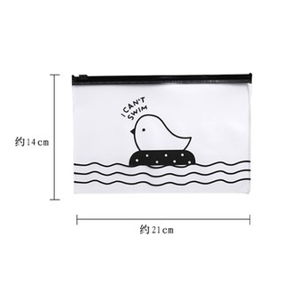 [HCM] Túi Zip Lụa Mờ Đựng Đồ (14x21cm)