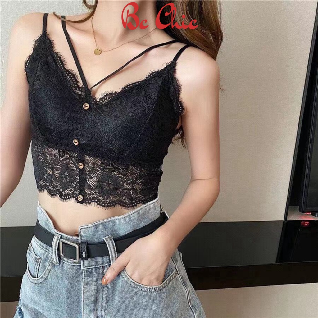 Áo Bra Nữ ren 4 khuy gợi cảm tôn vòng một sexy quyến rũ  BRA B0882 BC_CHIC LINGERIE