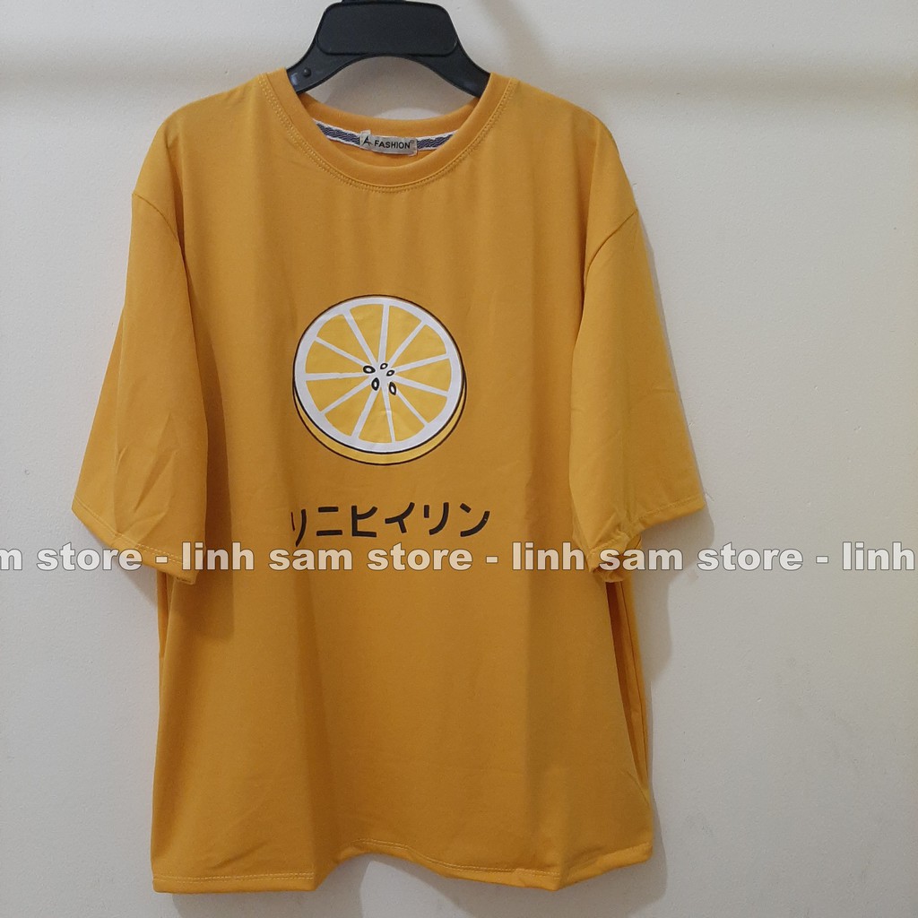 Áo thun tay lỡ nữ SAM CLO phông form rộng freesize dáng Unisex mặc cặp, nhóm, lớp in hình trái cây | BigBuy360 - bigbuy360.vn