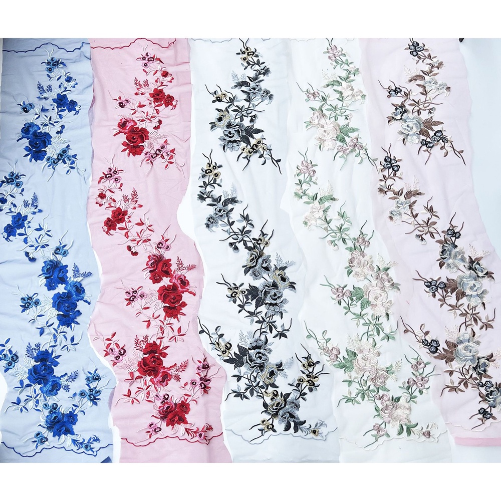 Miếng Vá Trang Trí Quần Áo Hình Hoa Lớn DIY