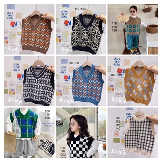 Áo len gile bé trai từ 10-26kg