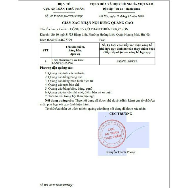 Viên uống lavenda