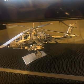 MÔ HÌNH 3D KIM LOẠI LẮP RÁP AH - 64 APACHE - HÀNG NHẬP KHẨU