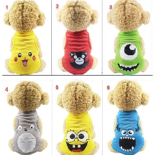 🐶🐱 ÁO CHÓ MÈO MÙA HÈ BA LỖ CUTE ĐỦ SIZE