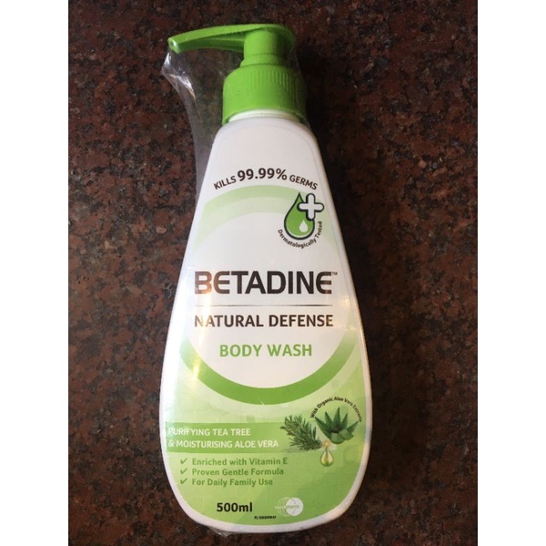 Sữa tắm Betadine 500ml date 8.2021