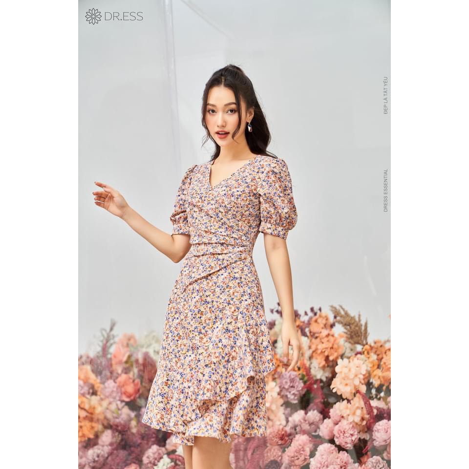 Rập giấy đầm tay phồng mã 1237