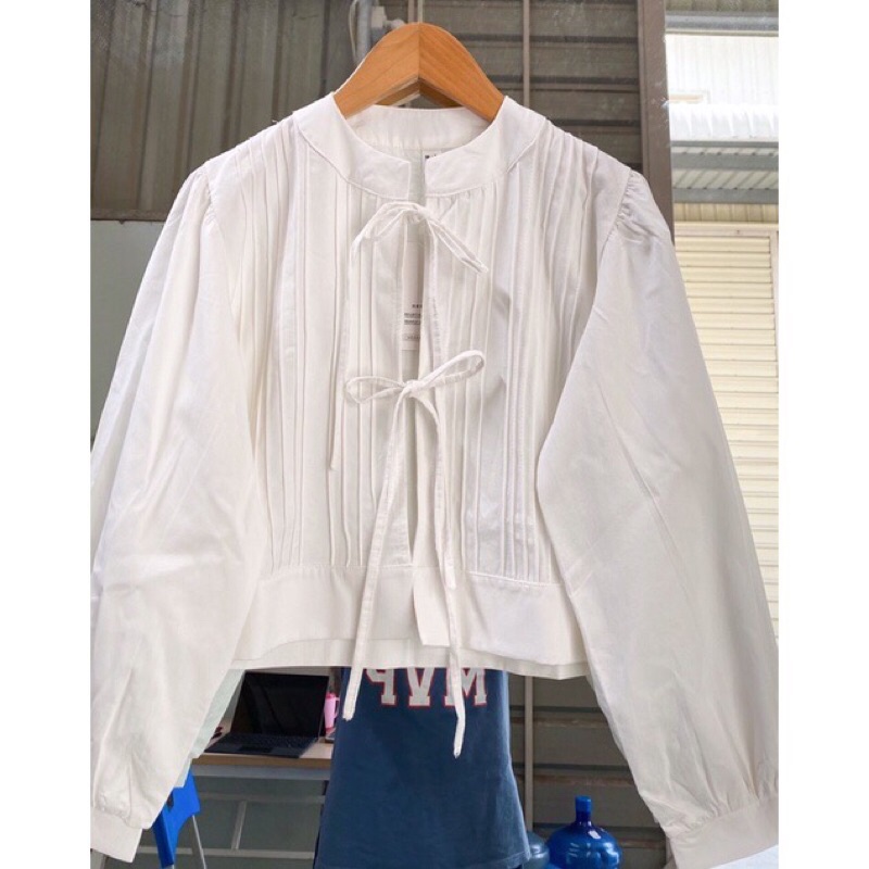 Áo crotop dây rút thắt nơ Pea Store