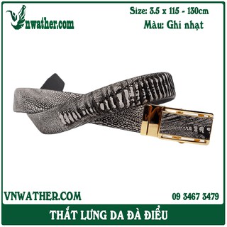 Thắt lưng nam da đà điểu sang trọng da thật 100%