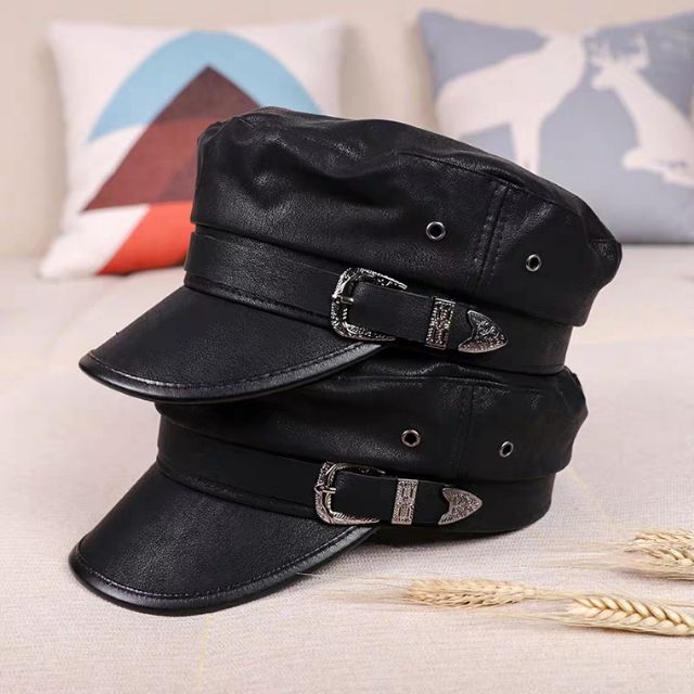 Nón Newboy Da Hàng Cao Cấp