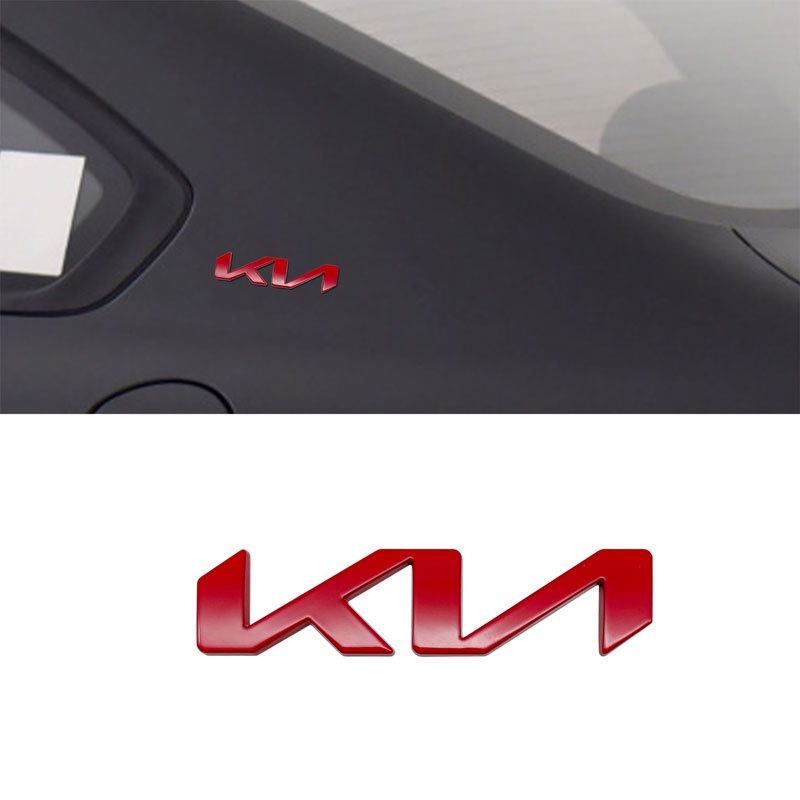 FENDER Logo Chữ 3D Bằng Kim Loại Dán Trang Trí Xe Hơi KIA KN K2 K3 K5 K4 KX7 RIO Sportage Forte