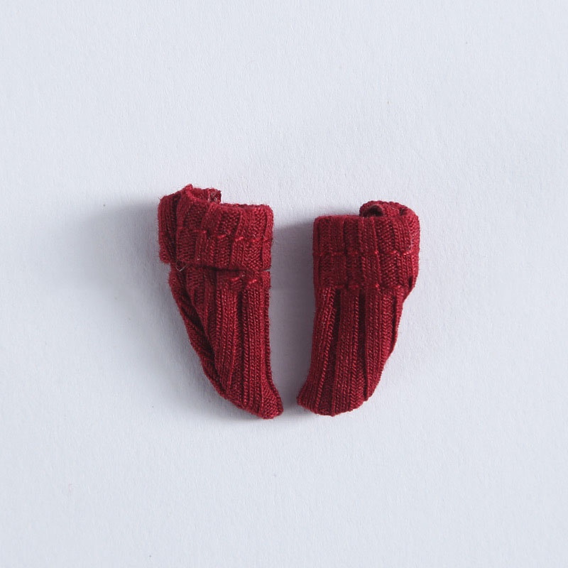 Tất trắng cho búp bê BJD ob11 1/12