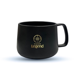 Ly Sứ Trung Nguyên Legend VIP – Màu Đen Nhũ Vàng – 350ml – Gốm Bát Tràng