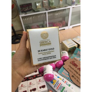 Mặt Nạ Chống Lão Hoá Vàng 24k Natura Siberica