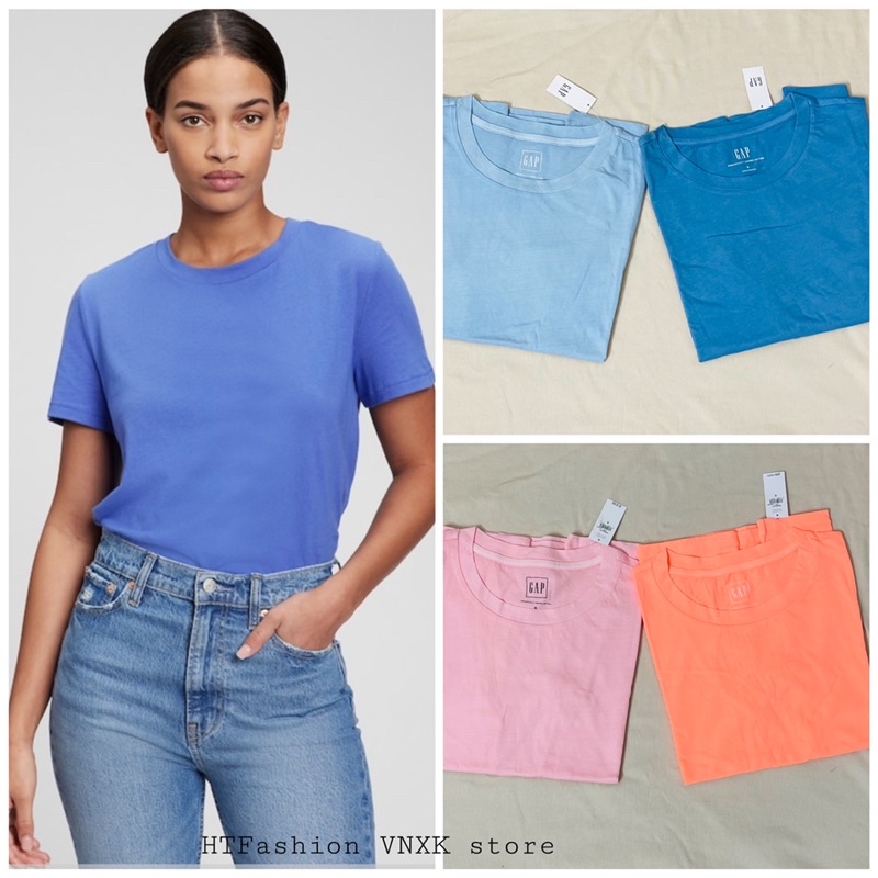 ÁO PHÔNG NỮ TRƠN COTTON HỮU CƠ HÀNG XUẤT CHUẨN
