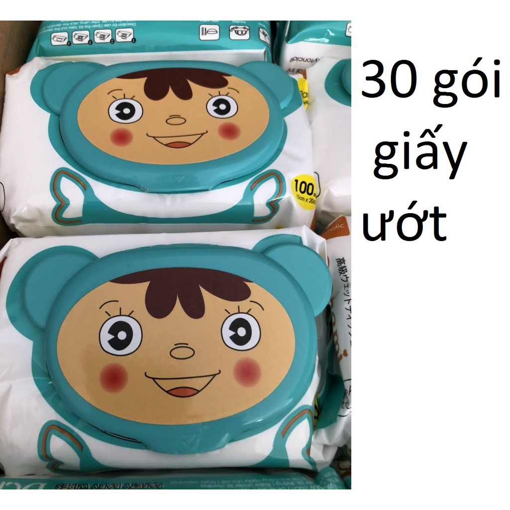 1 thùng 30 gói giấy ướt doremi 125g