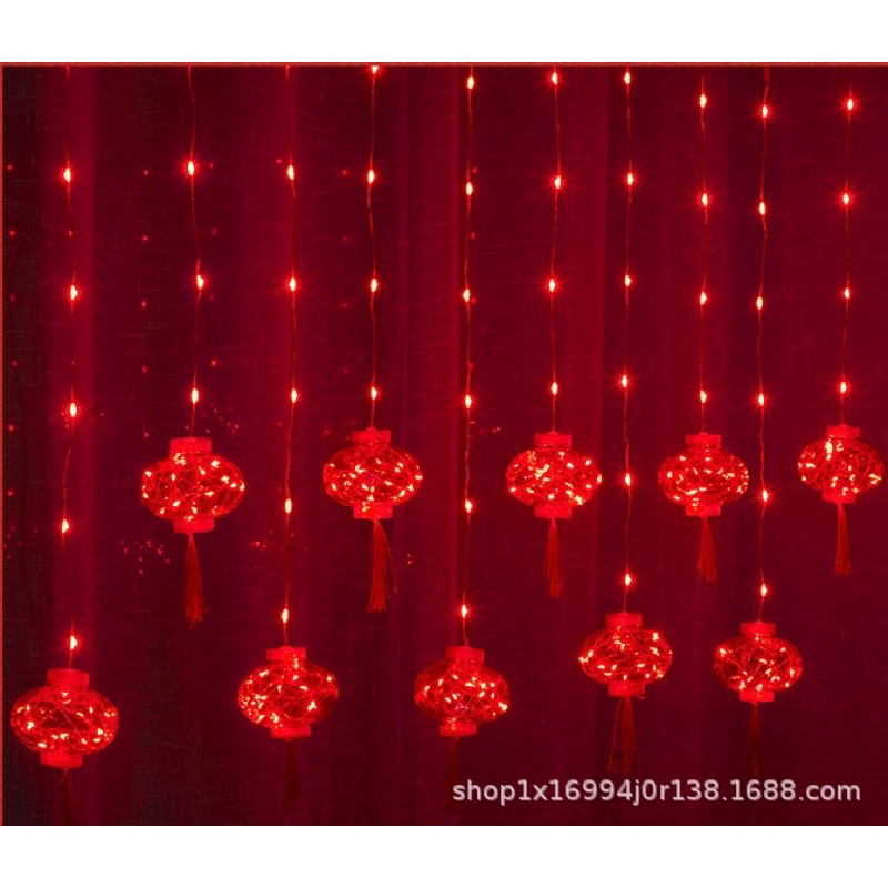 Đèn lồng đỏ trang trí Tết. Đèn decor, trang trí nhà cửa.