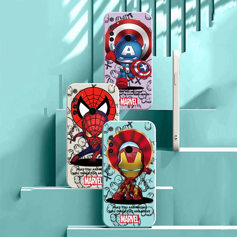 Ốp Điện Thoại Tpu Dẻo Họa Tiết Marvel Độc Đáo Cho Realme 5 5i 6i C3 6 9 Pro Plus 5G 9i 7 7Pro Realme C35 Q3S