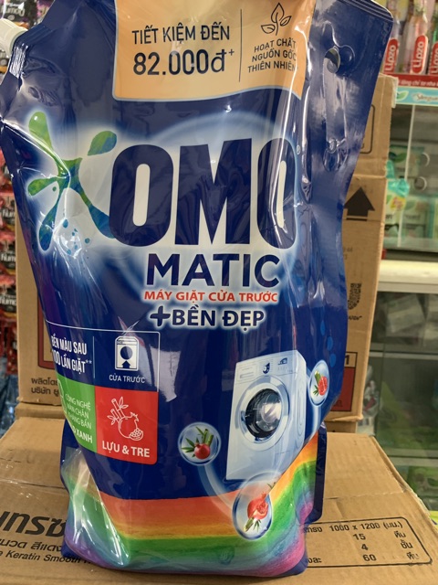 Nước giặt OMO Matic Bền Đẹp cửa trước 3,6kg