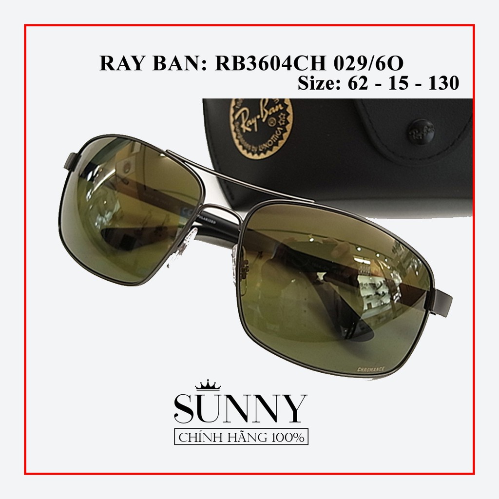 RB3604CH 029/60 - Kính mát nam nữ Rayban chính hãng , bảo hành toàn quốc, thiết kế dễ đeo bảo vệ mắt