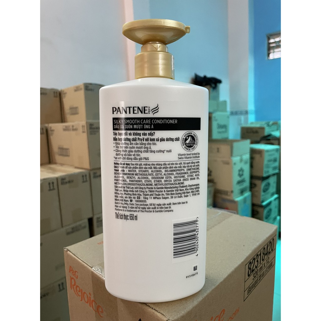 Dầu Xả Pantene Suôn mượt Óng Ả Chai