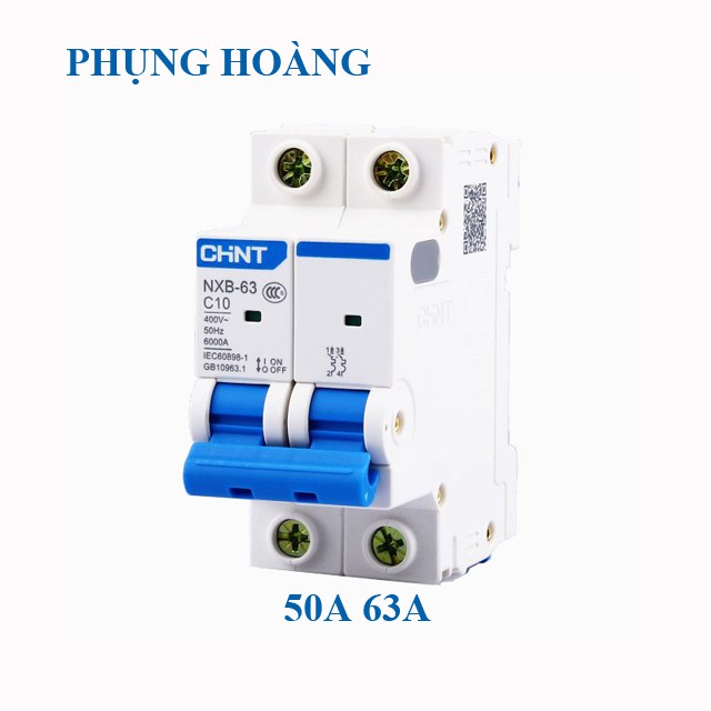 Aptomat - MCB CHINT 2P ( 50A, 63A )