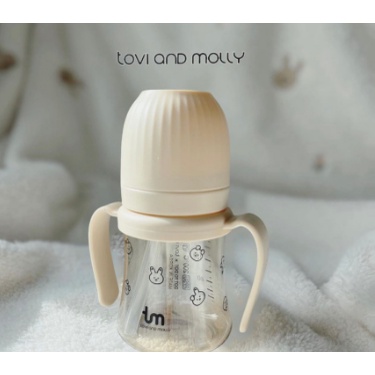 Bình hút Tovi and Molly, Bình hút Thỏ 180ml/280ml Hàn chính hãng
