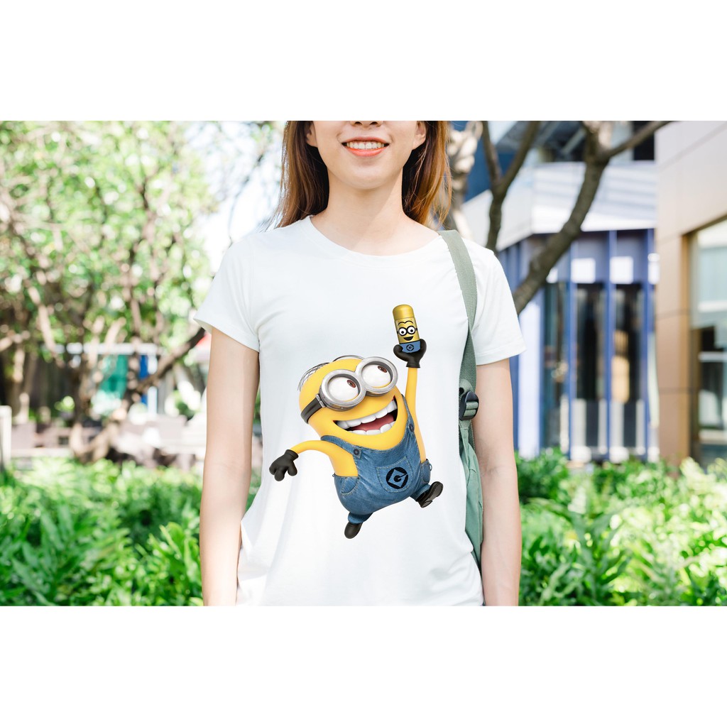 Áo thun in hình minion nhí nhảnh