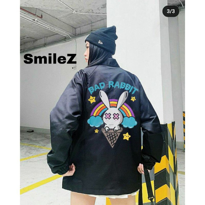 Áo Khoác Rabbit Ice Cream Jacket Unisex Form Rộng Cổ Bẻ Dù 2 Lớp Dáng Jacket | BigBuy360 - bigbuy360.vn