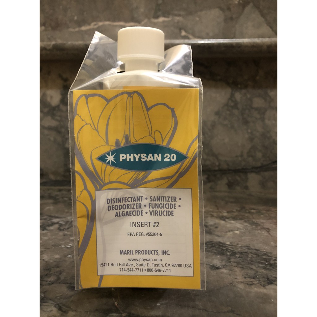 Physan 20 (Chai 240ml) hàng nhập nguyên chai Mỹ sát khuẩn, trị thối nhũn và diệt nấm bệnh