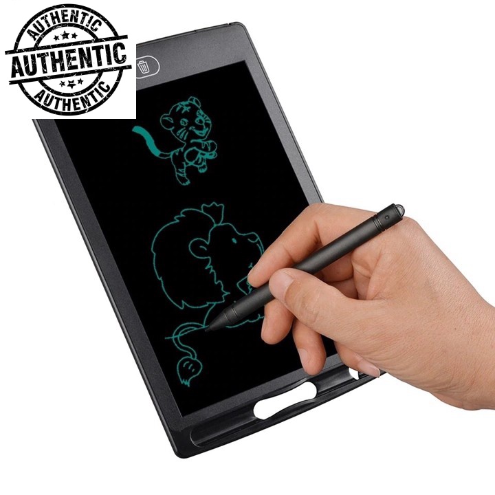 (Ship nhanh) Bảng Vẽ Điện Tử Có Nút Tự Xóa Thông Minh Màn LCD 8,5inch Cao Cấp