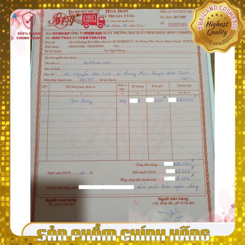 Son sáp Rosy, son siêu lỳ chiết xuất thiên nhiên