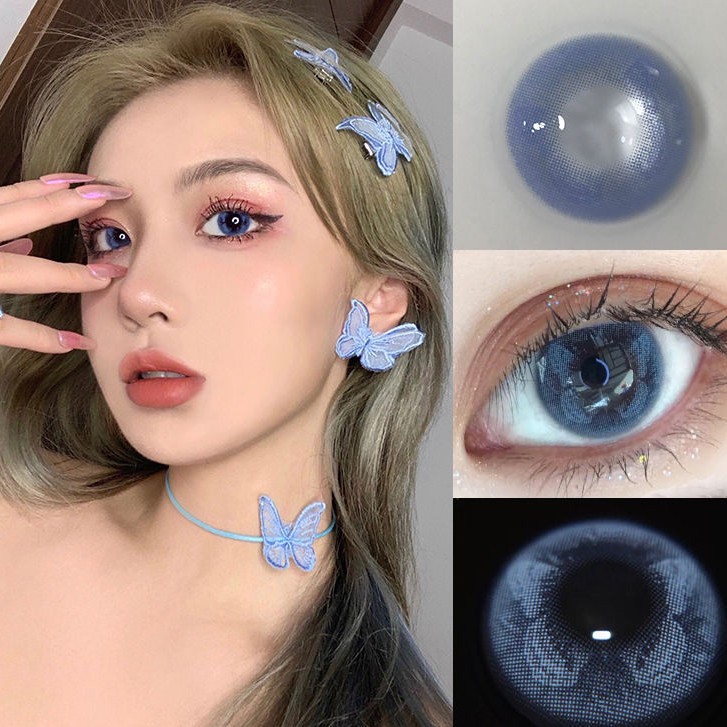 Kính áp tròng phong cách Hàn Quốc phối màu tự nhiên