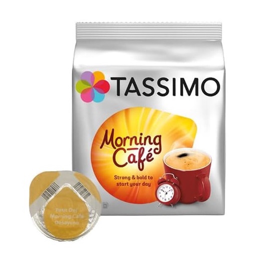 (Máy Tassimo) Cà phê Viên nén Tassimo, Espresso, Latte Machiato, Capuchino, XL Crema Date 5-2022