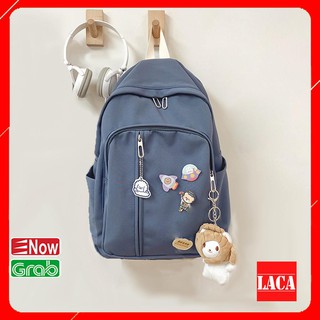 Balo nữ ba lô nam đi học đựng laptop 15 inch thời trang ulzzang vải chống nước, đựng đồ du lịch 𝗕𝗫𝟱𝟭𝟴