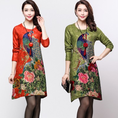 ĐẦM HOA DÁNG SUÔNG GIẤU BỤNG CHO NGƯỜI BÉO MẬP_TB 125.19_589K