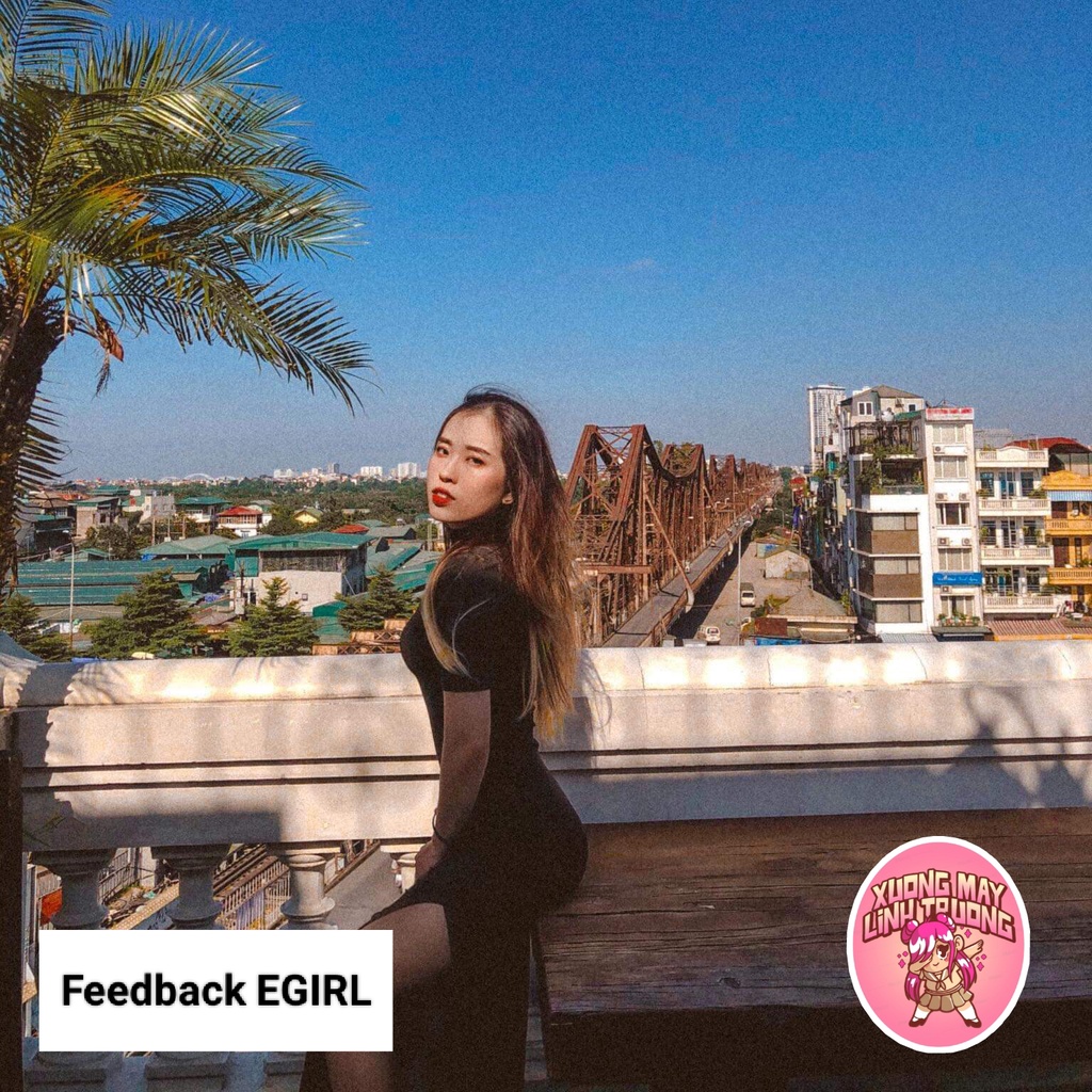 Váy thun body nữ dài tay xẻ tà,đầm ôm body sexy tôn dáng gợi cảm EGIRL (hàng sẵn)