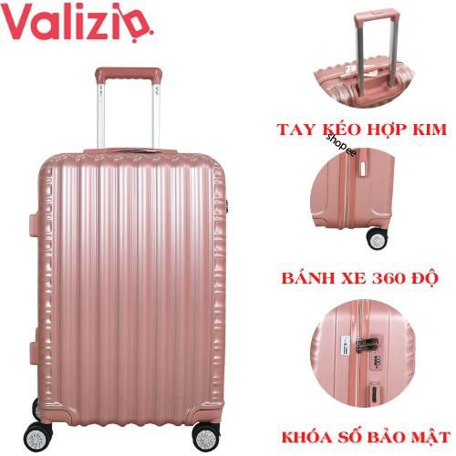 Vali kéo du lịch Valizio 840 nhựa dẻo PC khóa số bảo mật an toàn - VALIZIO