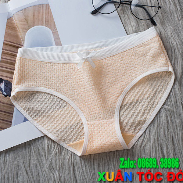 [Mã WASTDEP giảm 5K đơn bất kì] SỈ ZALO RẺ HƠN NHIỀU_ Quần Lót 10 Màu Nơ Thông Hơi Mới Mềm Mịn Đẹp H012 | BigBuy360 - bigbuy360.vn