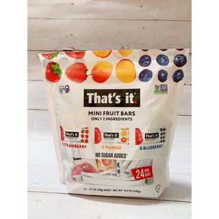 That's it Mini fruit Bar